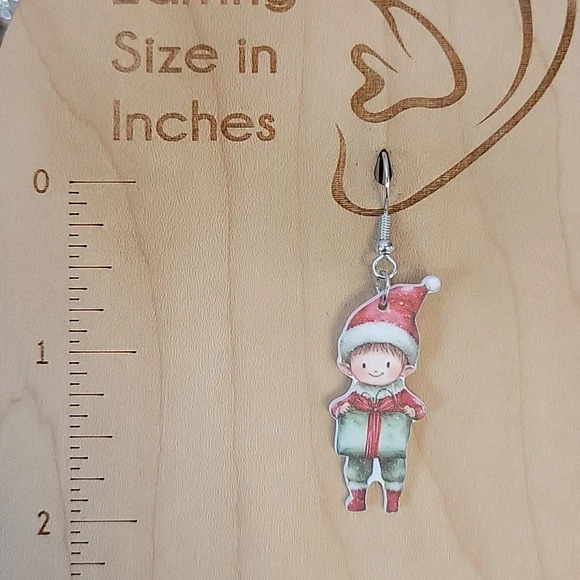 FARMHOUSE ELF EARRINGS - Picture 5 of 6